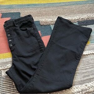 American Eagle Curvy High Waisted Women's Black Flare Jeans